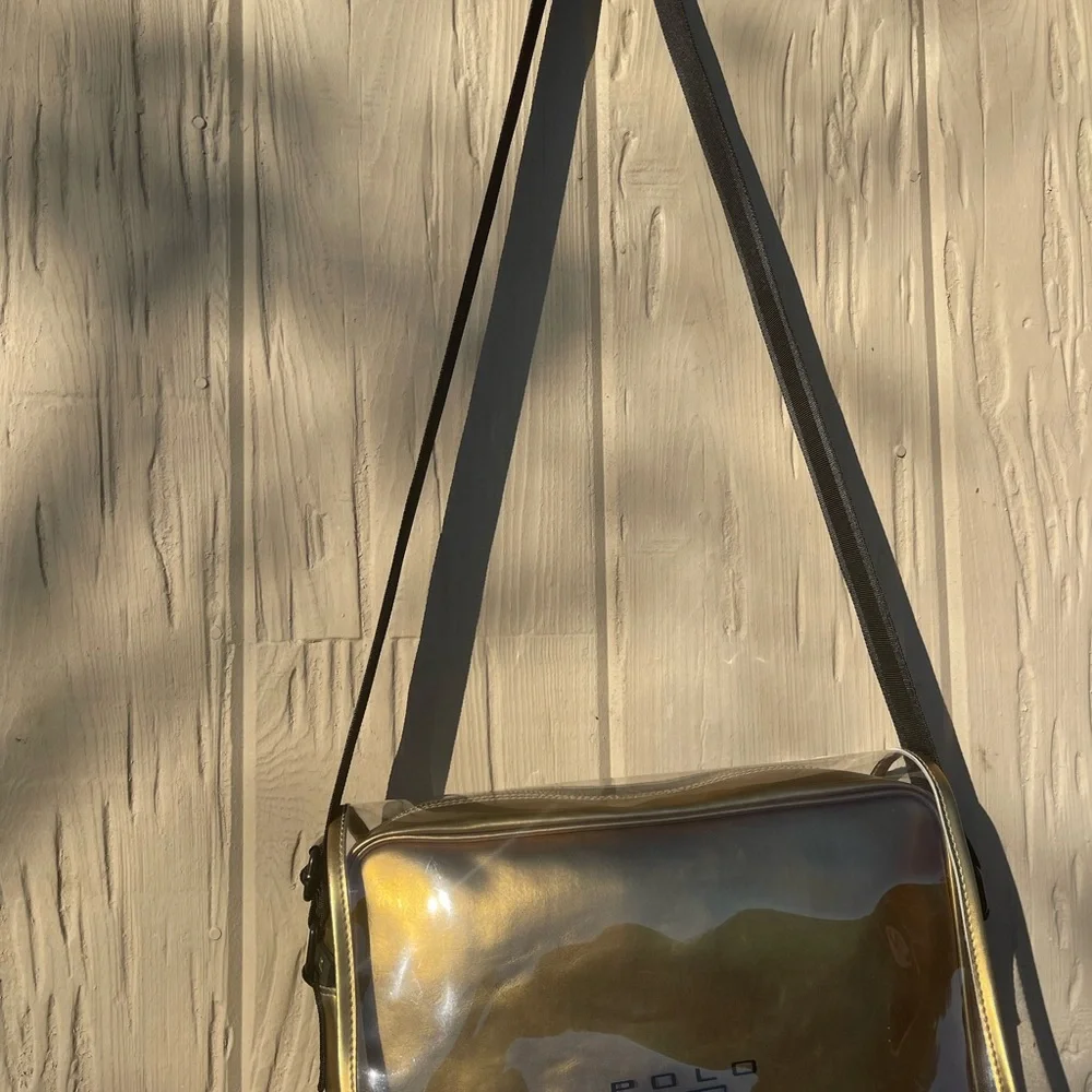 Polo Ralph Lauren Gold and Black Sport Bag - Picture 3 of 5